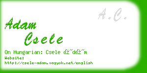 adam csele business card